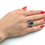 Smaragd-Brillant-Ring. - photo 4