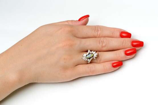 Opal-Diamant-Ring. - photo 2