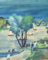 Franz Heckendorf (Berlin 1888 - Berlin 1962). Sommer am See.