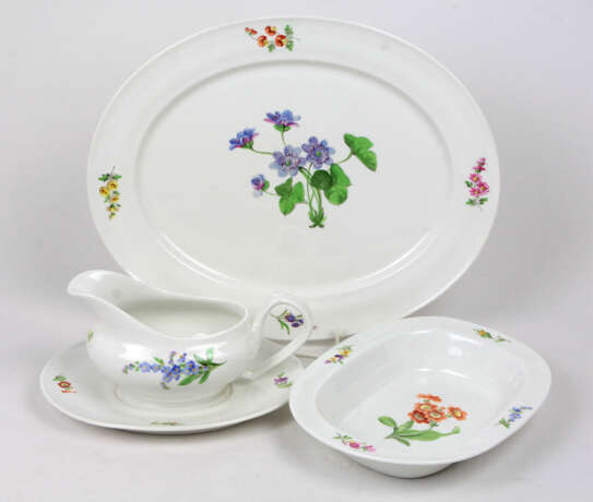 Meissen 3 Serviceteile *Blume 1* - photo 1