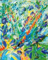 Wilhelm Ohm (Stettin 1905 - Hamburg 1965). Blumen.