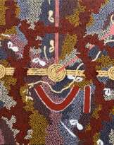 Clifford Possum Tjapaltjarri (Um 1932 - Alice Springs 2002). Love Story.