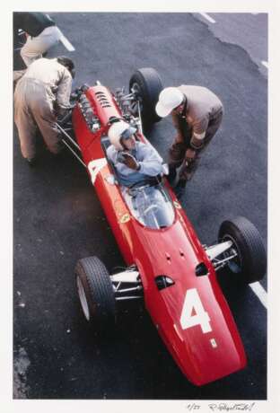 Rainer W. Schlegelmilch (Suhl 1941). Ferrari-Fahrer Lorenzo Bandini. - photo 1