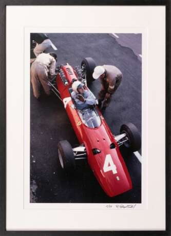 Rainer W. Schlegelmilch (Suhl 1941). Ferrari-Fahrer Lorenzo Bandini. - photo 2