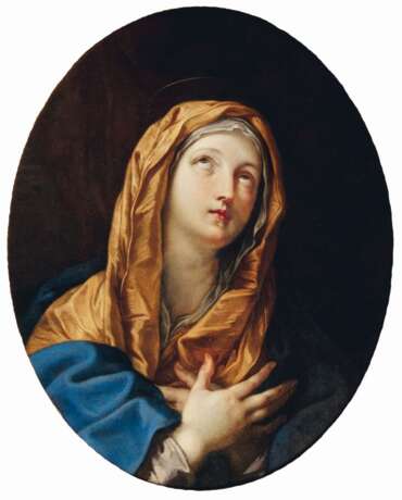 Guido Reni (Bologna 1575 - Bologna 1642), Werkstatt oder nächster Umkreis. Betende Madonna. - photo 1