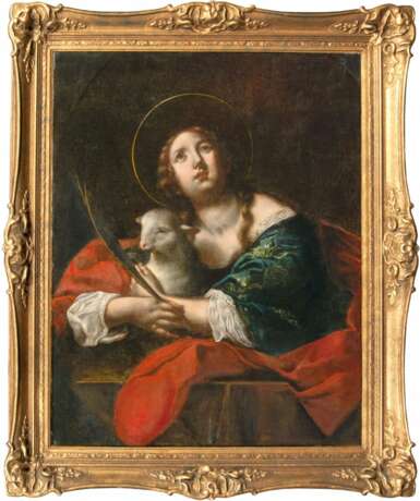 Onorio Marinari (Florenz 1627 - Florenz 1715), zugeschr. Die heilige Agnes. - photo 2
