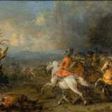 Adam Frans van der Meulen (Brüssel vor 1632 - Paris 1690), zugeschr. Reiterschlacht. - фото 1