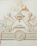 Пьер-Филипп Томир. Pierre-Philippe Thomire (Paris 1751 - Paris 1843), zugeschr. Entwurf eines Kaminbocks für die Prinzessin Lamballe.