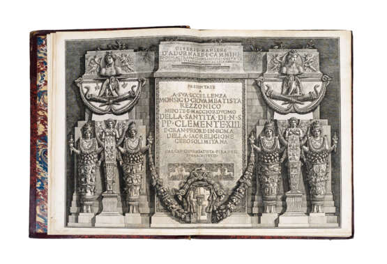 Giovanni Battista Piranesi (Mogliano 1720 - Rom 1778). Buch: Diverse Maniere d'adornare i cammini. - Foto 1