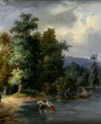 Victor Chailly (1842-1848). Victor Chailly (vor 1842 - nach 1848). Fischer am Ufer.