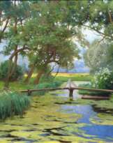 Friedrich Schwinge (Hamburg 1852 - Hamburg 1913). Aus Altenwerder.