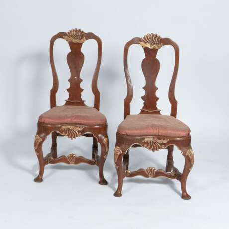 Paar Barock-Stühle. - Foto 1