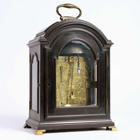 George Gray England 18. Jh. George III Bracket Clock mit Repetition. - photo 2