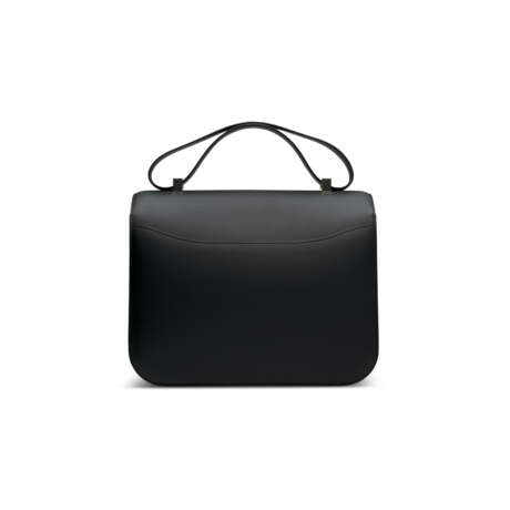 A BLACK SOMEBRERO LEATHER CONSTANCE CARTABLE 29 WITH LEATHER & GOLD HARDWARE - photo 3