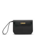 A BLACK EPSOM LEATHER KELLY DÉPÊCHES 25 WITH GOLD HARDWARE - photo 1