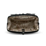 A BLACK CALFSKIN LEATHER VOYAGE BAG WITH SILVER HARDWARE BY JOHN GALLIANO - фото 5