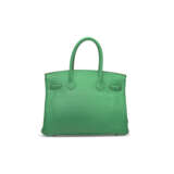 A MENTHE CLÉMENCE LEATHER BIRKIN 30 WITH GOLD HARDWARE - фото 3
