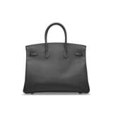 A GRAPHITE EPSOM LEATHER BIRKIN 35 WITH PALLADIUM HARDWARE - Foto 3