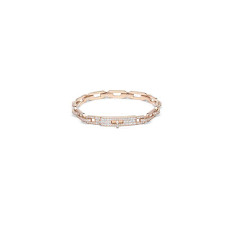 AN 18K ROSE GOLD & DIAMOND KELLY CHAÎNE BRACELET - Foto 1