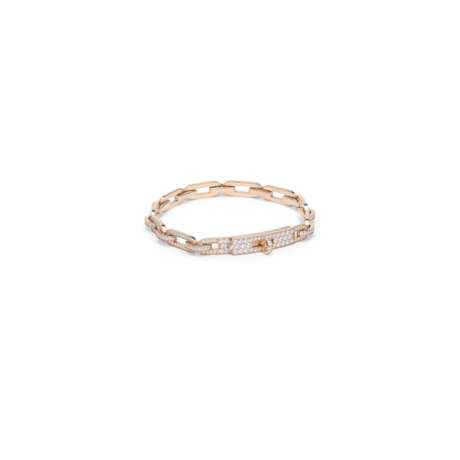 AN 18K ROSE GOLD & DIAMOND KELLY CHAÎNE BRACELET - Foto 2