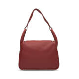 A ROUGE CASAQUE CLÉMENCE LEATHER LINDY 30 WITH PALLADIUM HARDWARE - фото 3