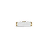 A METALLIC GOLD & SILVER EPI LEATHER PETITE MALLE WITH GOLD HARDWARE - фото 4