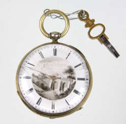 Schlüssel Taschenuhr um 1880