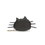 A LIMITED EDITION BLACK EPI LEATHER CAT FACE POCHETTE WITH GOLD HARDWARE BY GRACE CODDINGTON - photo 3