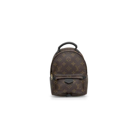 A CLASSIC MONOGRAM CANVAS PALM SPRINGS MINI BACKPACK WITH GOLD HARDWARE - photo 1