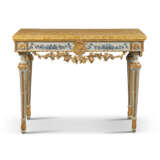 AN ITALIAN GILTWOOD AND POLYCHROME-PAINTED CONSOLE TABLE - фото 2