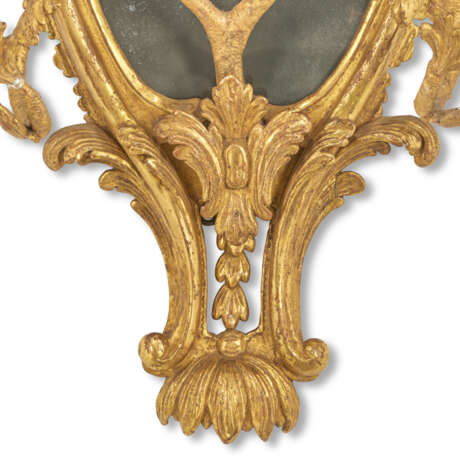 A PAIR OF GEORGE III GILTWOOD GIRANDOLES - фото 7