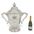 A MASSIVE EDWARD VIII SILVER CUP AND COVER - Auktionsarchiv