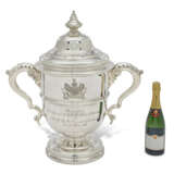 A MASSIVE EDWARD VIII SILVER CUP AND COVER - photo 1