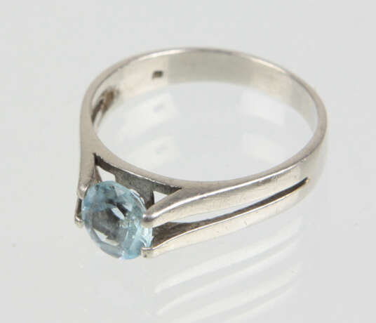 Ring mit Aquamarin Spinell - photo 1