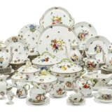 A HEREND PORCELAIN 'FRUITS AND FLOWERS' PATTERN COMPOSITE PART TABLE-SERVICE - photo 1
