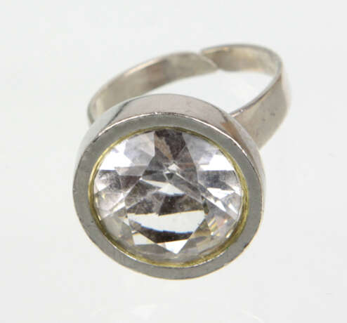 Ring mit großem Bergkristall - Foto 1