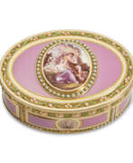 Жозеф-Этьен Блерзи (1768 - 1806). A LOUIS XVI ENAMELLED GOLD SNUFF-BOX