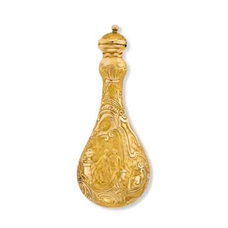 A GEORGE II GOLD SCENT-FLASK - photo 2