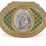 A LOUIS XVI ENAMELLED GOLD SNUFF-BOX - фото 2