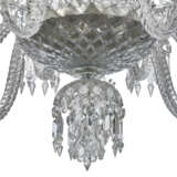 A FRENCH CUT AND MOULDED-GLASS EIGHTEEN-LIGHT CHANDELIER - photo 3