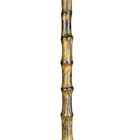 A FRENCH GILT-BRONZE SIMULATED-BAMBOO STANDING LAMP - фото 3