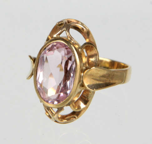 Amethyst Ring - Gelbgold 333 - фото 1