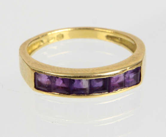 Amethyst Ring - Gelbgold 333 - photo 1