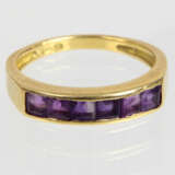 Amethyst Ring - Gelbgold 333 - фото 1