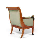 A SUITE OF EMPIRE GILT AND PATINATED-BRONZE MOUNTED WALNUT, EBONY AND EBONISED SEAT FURNITURE - photo 5