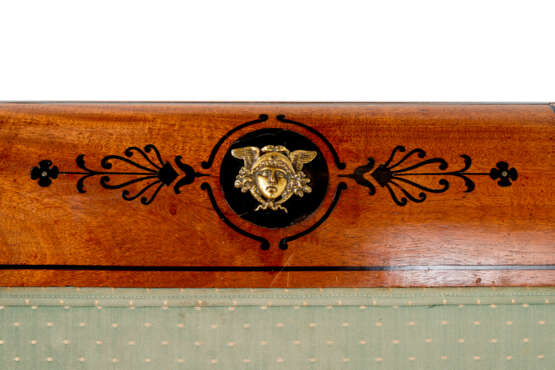 A SUITE OF EMPIRE GILT AND PATINATED-BRONZE MOUNTED WALNUT, EBONY AND EBONISED SEAT FURNITURE - photo 7