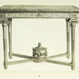 A LOUIS XVI PARCEL-GILT AND WHITE-PAINTED CONSOLE TABLE - фото 9