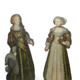 TWO DUTCH POLYCHROME-PAINTED DUMMY BOARDS - фото 1