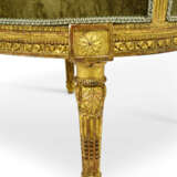 A PAIR OF ROYAL LOUIS XVI GILTWOOD FAUTEUILS - фото 6