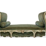 A LOUIS XV GREEN, WHITE AND POLYCHROME-PAINTED ‘LIT A LA TURQUE’ - photo 1